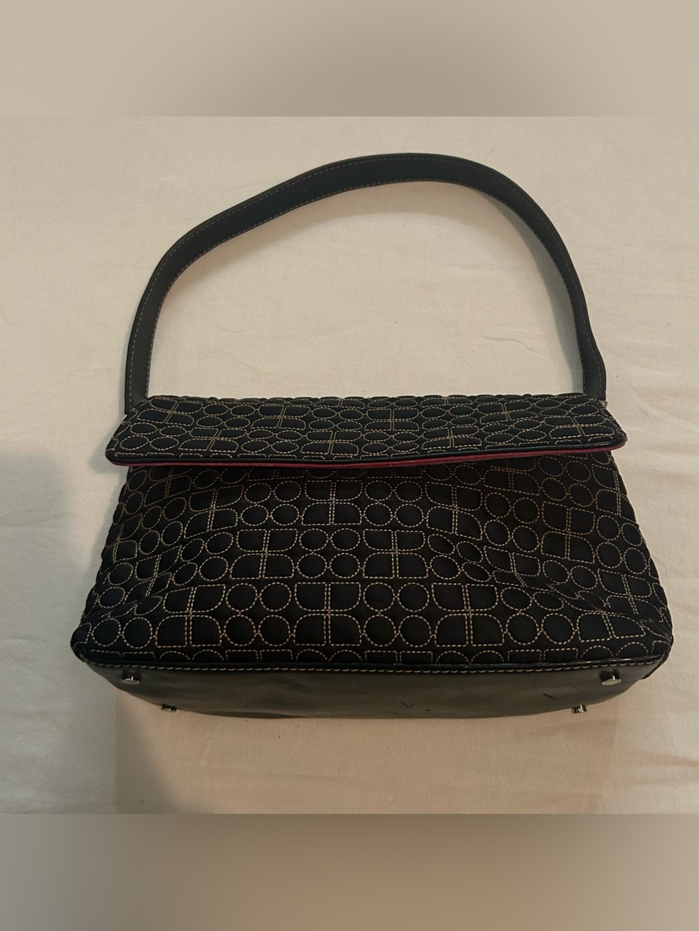 Vintage Kate Spade Dot Noel quilted shoulder bag 🖤
